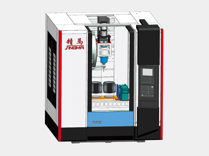  80-132機(jī)座銑鉆攻復(fù)合機(jī)床 (含端面孔鉆攻)